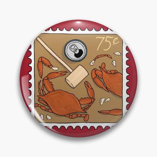 Item preview, Maryland Crab Feast Stamp designed and sold by Elizabeth Weglein.
