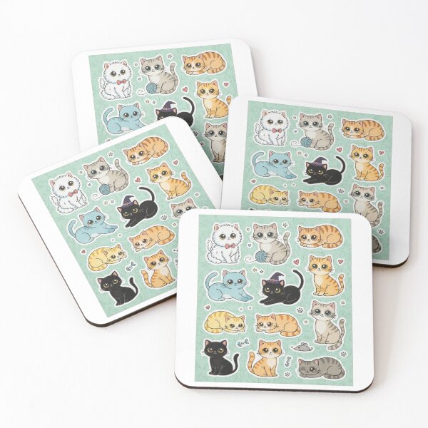 Item preview, Curious Kittens Pack: Kawaii Adventures and Daily Mischief designed and sold by Opps-diseño.
