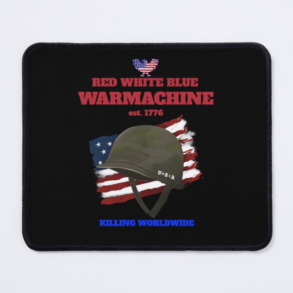 Item preview, Red White Blue Warmachine est 1776 designed and sold by AlfredsTees.