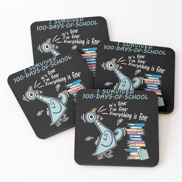Item preview, I Survived 100 Days Of School designed and sold by IdealDo.