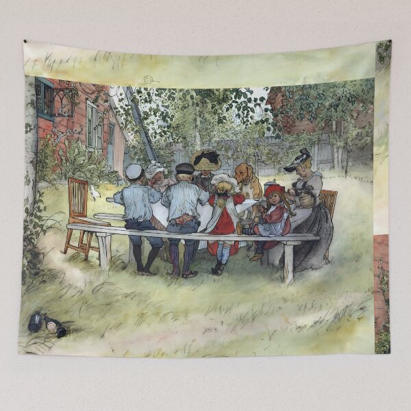 Item preview, Breakfast Under the Big Birch - Carl Larsson designed and sold by Jon-Baran.