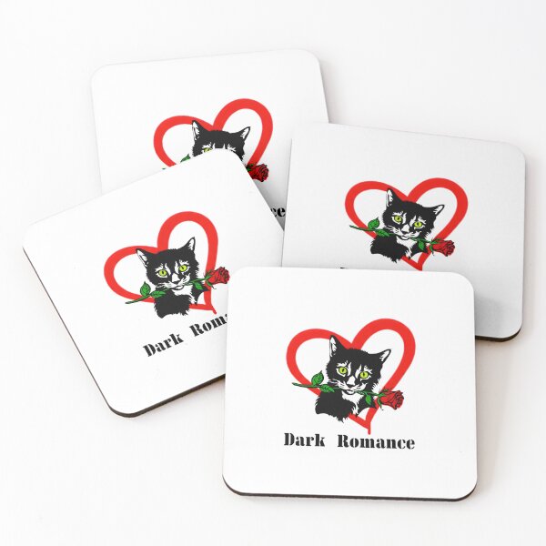Item preview, Dark Romance Black Cat With Rose designed and sold by AnnDesignStudio.