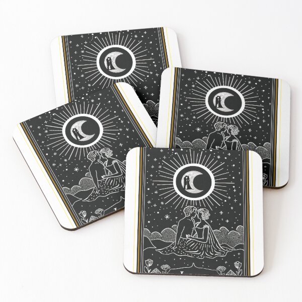 Item preview, The Love Tarot Card - Celestial Moon & Stars Vintage Aesthetic designed and sold by PhantomArtStore.