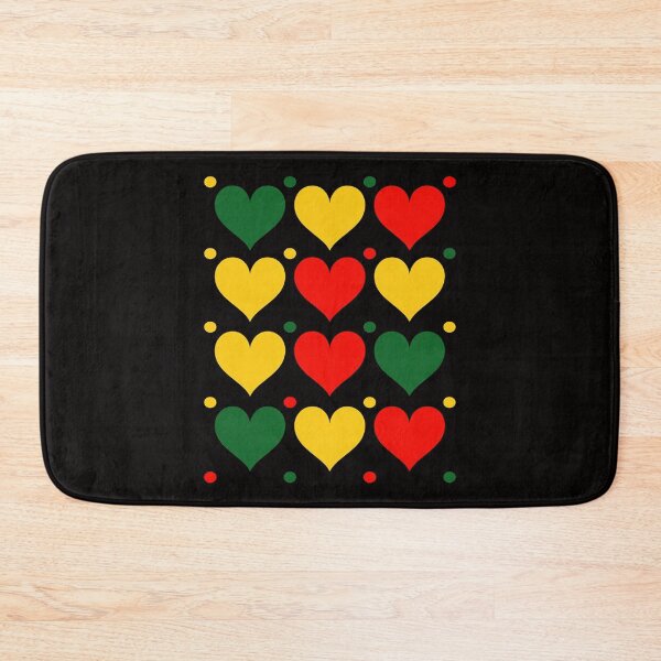 Item preview, Heart Pattern Juneteenth Black History African American Flag designed and sold by AnimeManga2D.