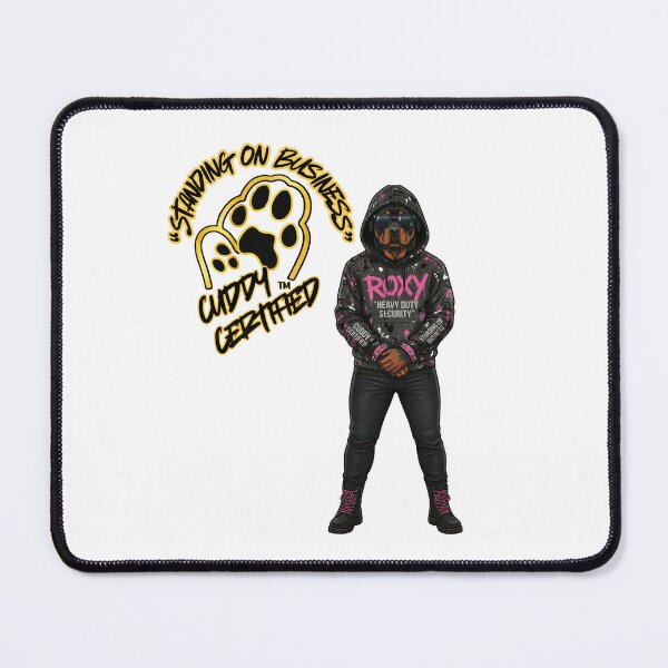 Item preview, Roxy "Heavy Duty Security" – Cuddy Certified Urban Rottweiler designed and sold by The Crimson Halo.