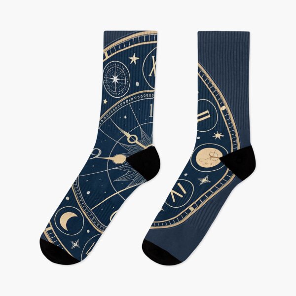 Item preview, Celestial Time – Zodiac & Cosmic Clock Illustration | Mystical Symbolic Art designed and sold by VivoStudio.