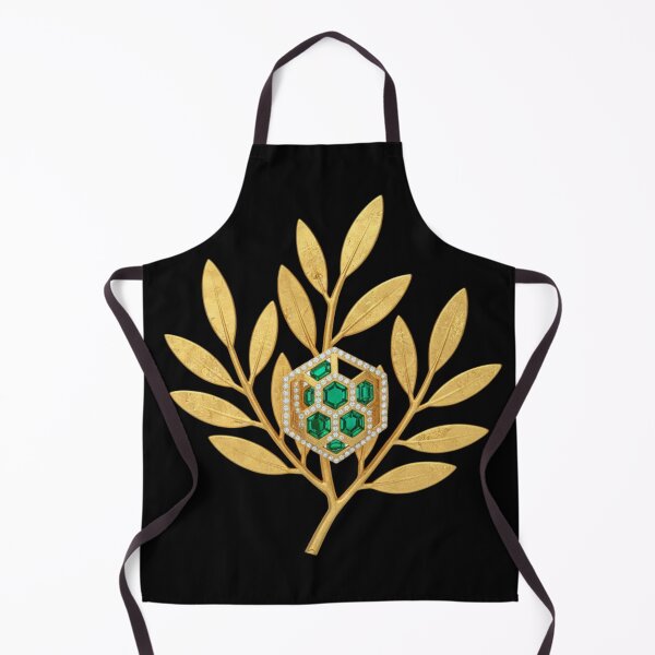 Item preview, Golden Olive Branch Wall Art | Emerald Luxury Botanical Decor designed and sold by MonaRose_Art.