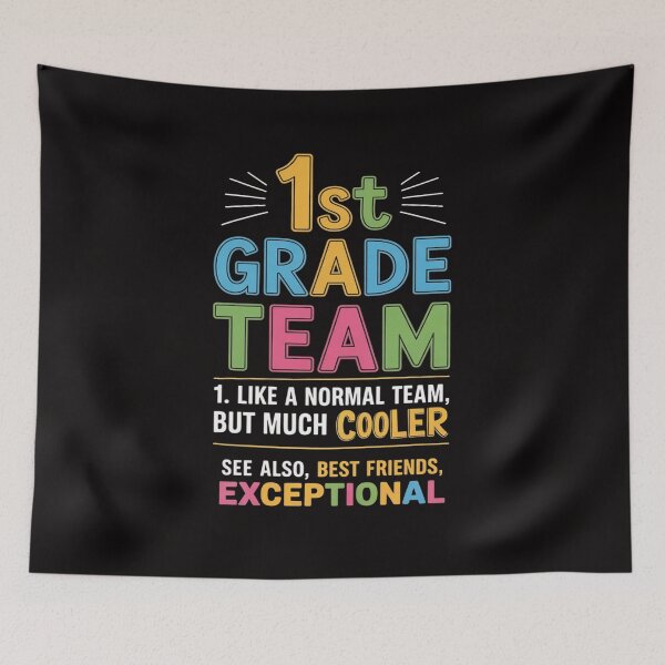 Item preview, 1st Grade Team Like Normal But Cooler Back to School designed and sold by AnimeManga2D.
