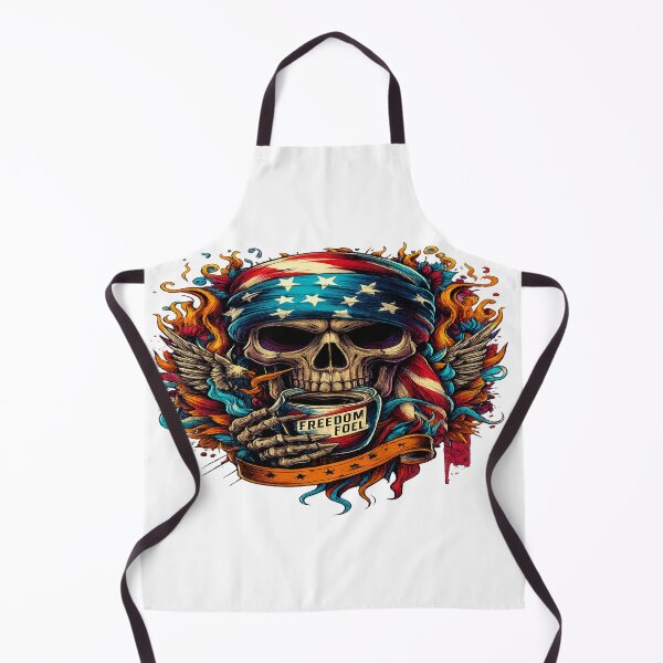 Item preview, Freedom Fuel Skull Art designed and sold by PigiArt.