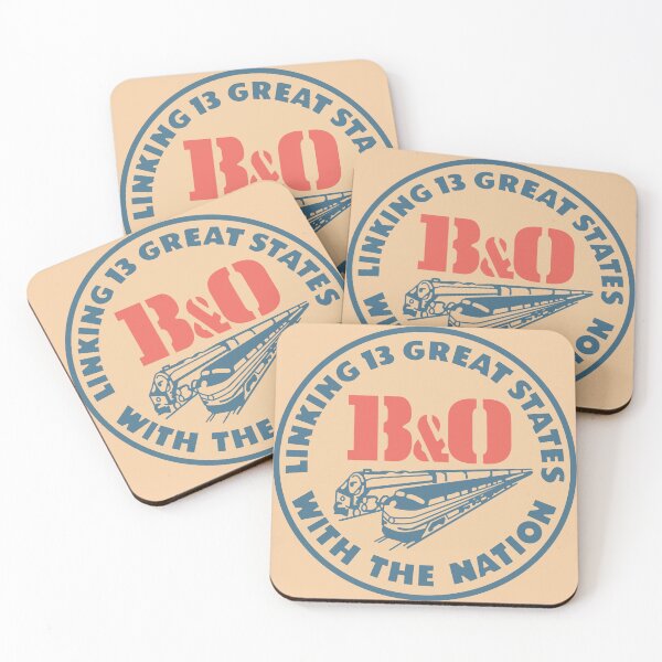 Item preview, B&O Baltimore and Ohio Railroad Vintage Color Train Ad designed and sold by Maljonic.