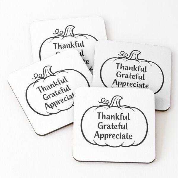 Item preview, Thankful pumpkin quotes designed and sold by HBK ACCESSORIES.