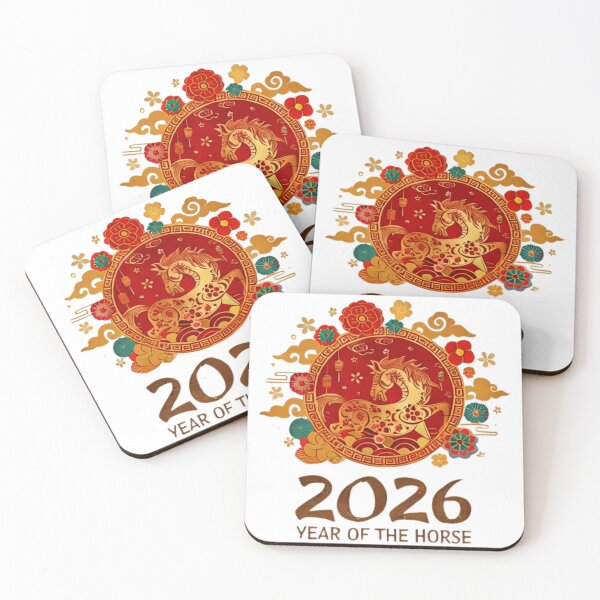 Item preview, horse chinese, Chinese New Year 2026 designed and sold by AddlPoolart.