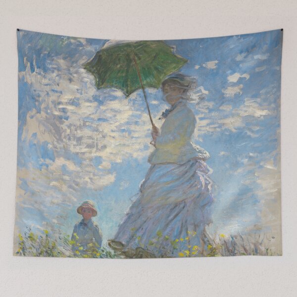 Item preview, HD. Woman with a Parasol, by Claude Monet. HIGH DEFINITION  designed and sold by MINDTHECHERRY.
