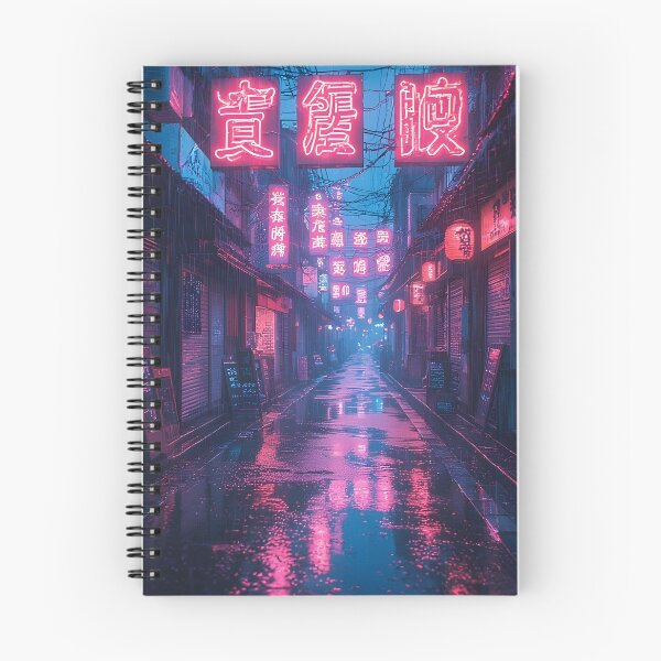 Item preview, Neon Kanji Alley designed and sold by Greenway Creations.
