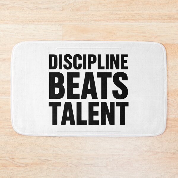 Item preview, DISCIPLINE BEATS TALENT designed and sold by NatureNinja.