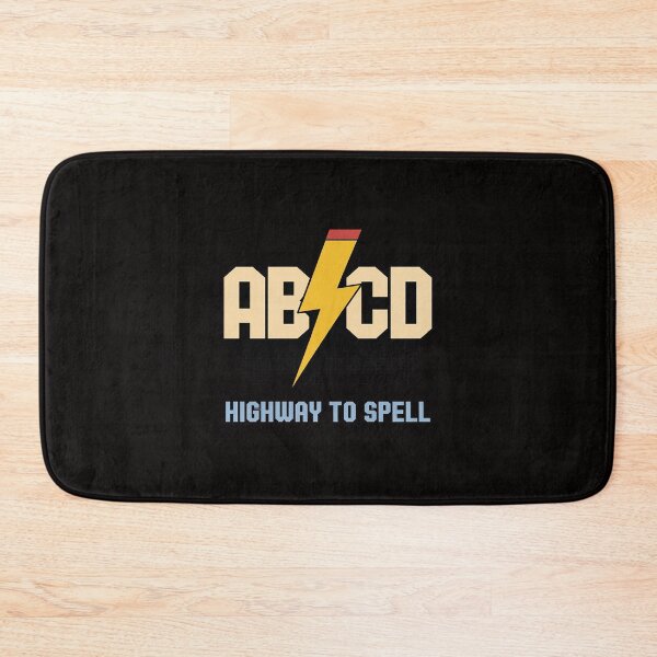 Item preview, ABCD Highway To Spell Pencil Teacher & Student White Font Me designed and sold by AnimeManga2D.