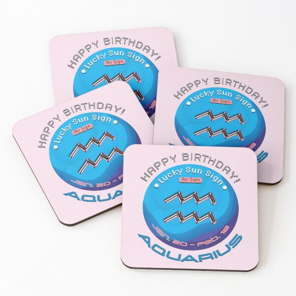 Item preview, Birthday Zodiac for Freedom-Loving Aquarius designed and sold by cremedecolor.