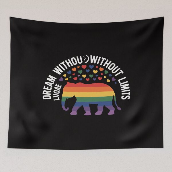 Item preview, Pride Month Dream Without Fear LGBT Flag Ally designed and sold by AnimeManga2D.