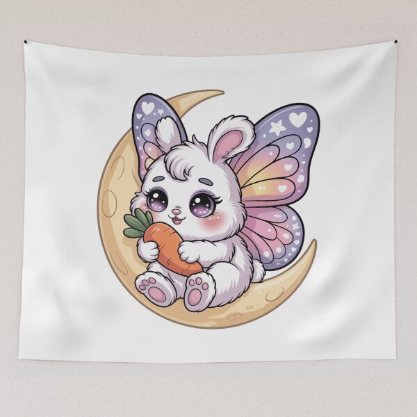 Item preview, Bunny Moon Bunnerfly – Magical Cute Fairy designed and sold by SEBANOX.