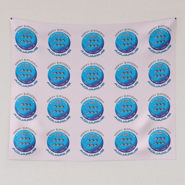 Item preview, Birthday Zodiac for Freedom-Loving Aquarius designed and sold by cremedecolor.