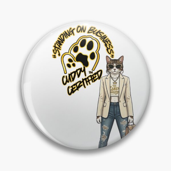 Item preview, "The Queen Management" – Cuddy Certified Boss Cat designed and sold by The Crimson Halo.