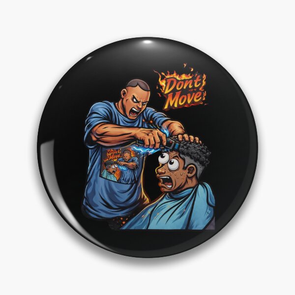 Item preview, Don't Move Barber Cartoon designed and sold by Majnon8bp.