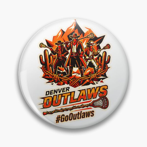 Item preview, Denver Outlaws Illustrated Fan Design for Lacrosse Lovers designed and sold by Designfordream.