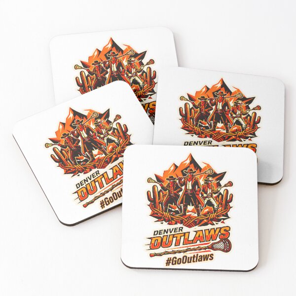Item preview, Denver Outlaws Illustrated Fan Design for Lacrosse Lovers designed and sold by Designfordream.