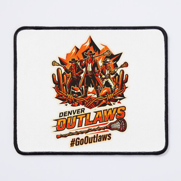 Item preview, Denver Outlaws Illustrated Fan Design for Lacrosse Lovers designed and sold by Designfordream.
