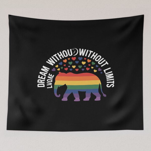 Item preview, Pride Month Dream Without Fear LGBT Flag Ally designed and sold by duolastgend.