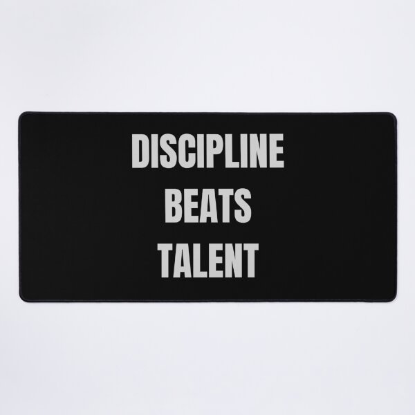 Item preview, DISCIPLINE BEATS TALENT designed and sold by NatureNinja.