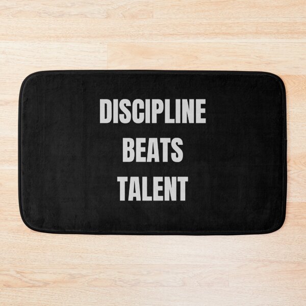 Item preview, DISCIPLINE BEATS TALENT designed and sold by NatureNinja.