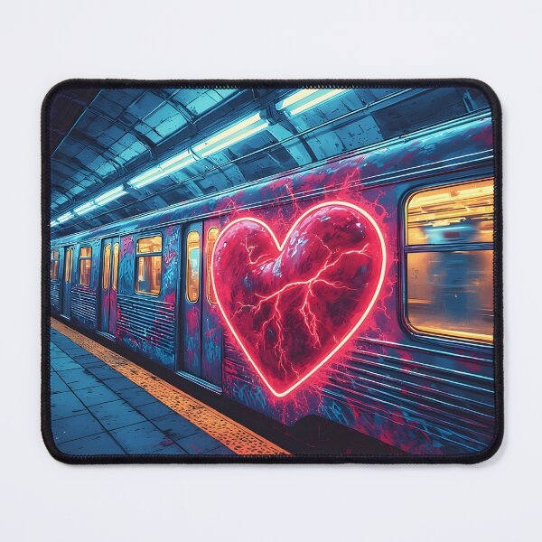 Item preview, Subway Graffiti Heartbeat designed and sold by Greenway Creations.