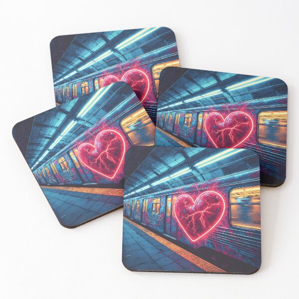 Item preview, Subway Graffiti Heartbeat designed and sold by Greenway Creations.