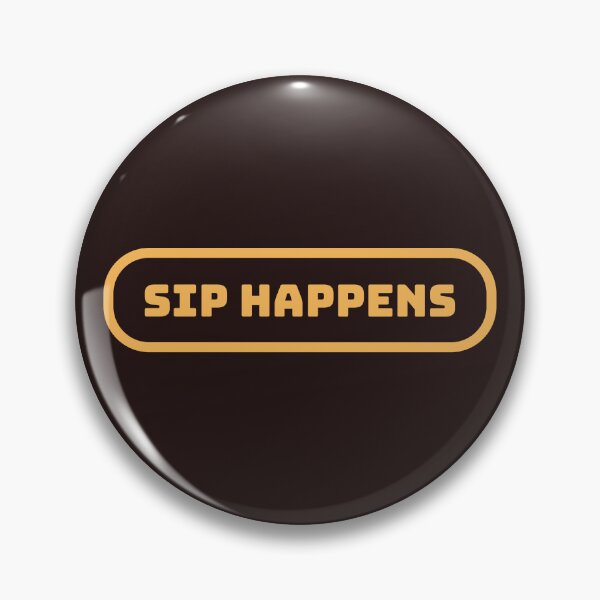 Item preview, Sip Happens – Funny Wine Pun designed and sold by VinoVibesApp.