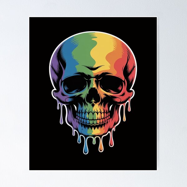 Item preview, Straight Ally LGBTQ Candle Sugar Skull Gay Pride designed and sold by tlallimicrichi.