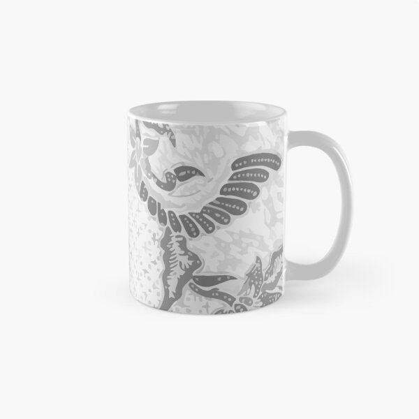Artikelvorschau, Silberner Nebel, weißes Batik-Ziermuster entworfen und verkauft von WAMTEES.