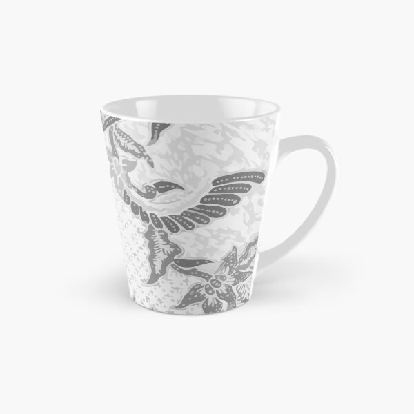 Item preview, Silver Mist White Batik Ornamental Pattern designed and sold by WAMTEES.