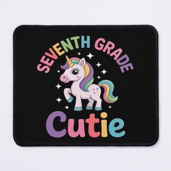 Item preview, Seventh Grade Cutie Unicorn Back To School designed and sold by duolastgend.