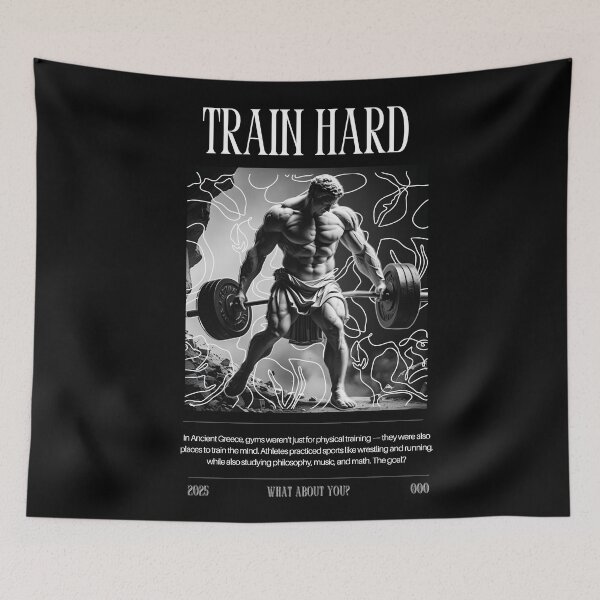 Item preview, Train Hard — Ancient Strength Philosophy designed and sold by TrainHardCo.