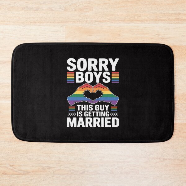 Item preview, Sorry Boys This Guy is Getting Married LGBT Gay Couple designed and sold by tlallimicrichi.