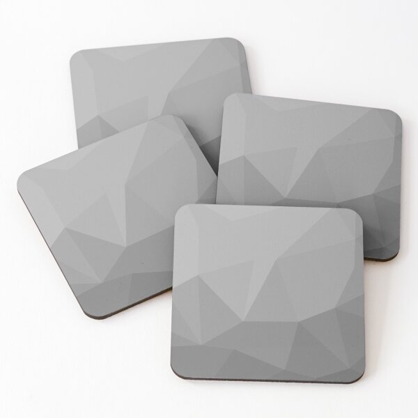 Item preview, Grey Low Poly Geometric Minimalist 3D Pattern designed and sold by WAMTEES.