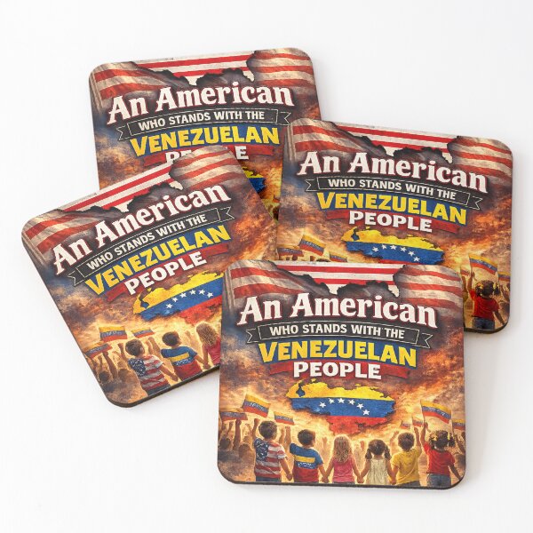 Item preview, An American Who Stands With the Venezuelan People designed and sold by MySheetMusicArt.