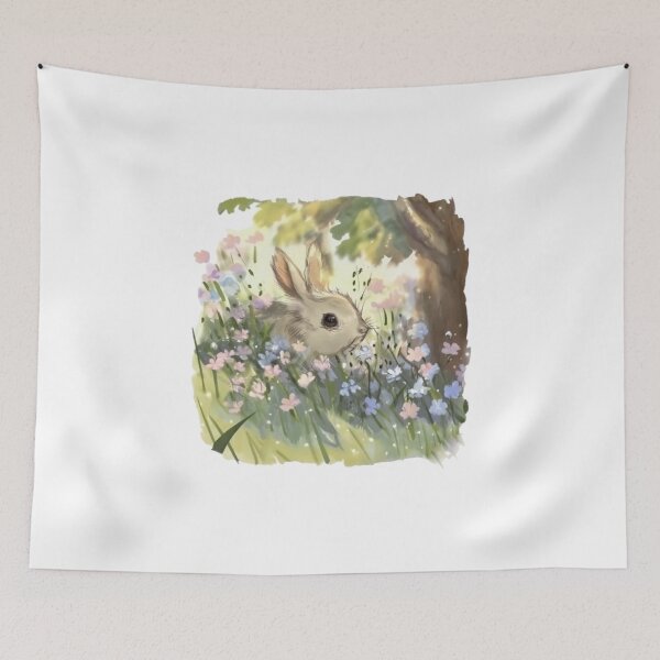 Item preview, rabbits flower designed and sold by OregonApparel.