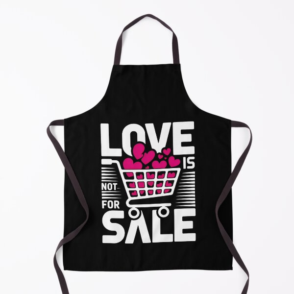 Item preview, Love is Not for Sale Anti-Commercialism Valentines Aesthetic designed and sold by SplashTastic.