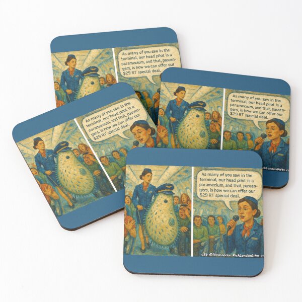 Item preview, Paramecium Pilot Airlines: $29 Round‑Trip Special designed and sold by Rick London Gifts.