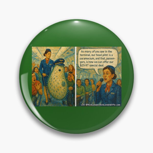 Item preview, Paramecium Pilot Airlines: $29 Round‑Trip Special designed and sold by Rick London Gifts.
