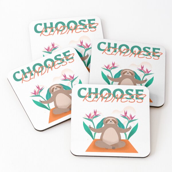Item preview, Choose Kindness Sloth Vibe designed and sold by AnciraDesigns.