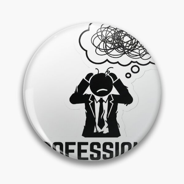 Item preview, Professional Overthinker Stickman - Relatable Stressed & Anxious Meme designed and sold by StickyGuys.