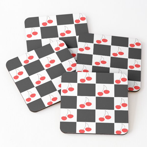 Item preview, Cherries on a Chess Board designed and sold by bubbleejoy.